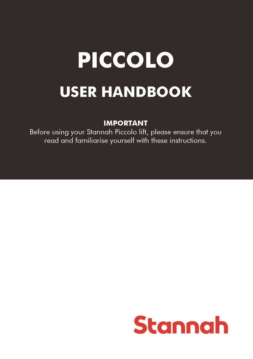 Stannah PICCOLO Instruction Manual