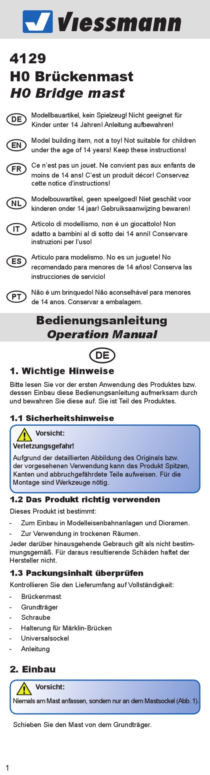 Viessmann 4129 User manual