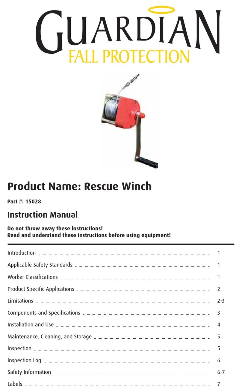Guardian Fall Protection 15028 instruction manual