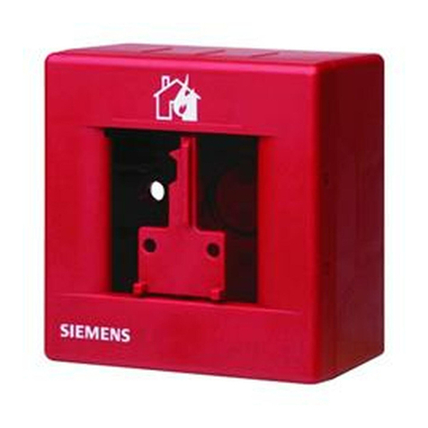 Siemens FDMH291 Series User manual