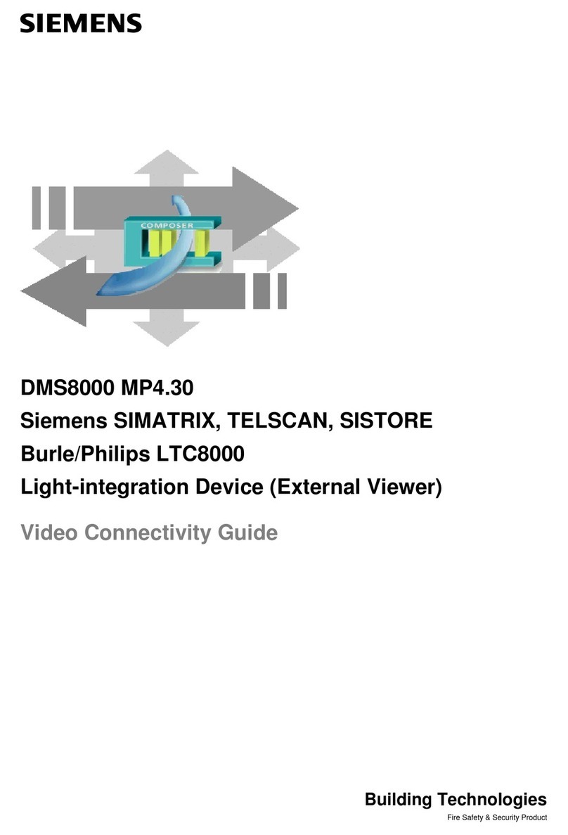 Siemens DMS8000 User manual