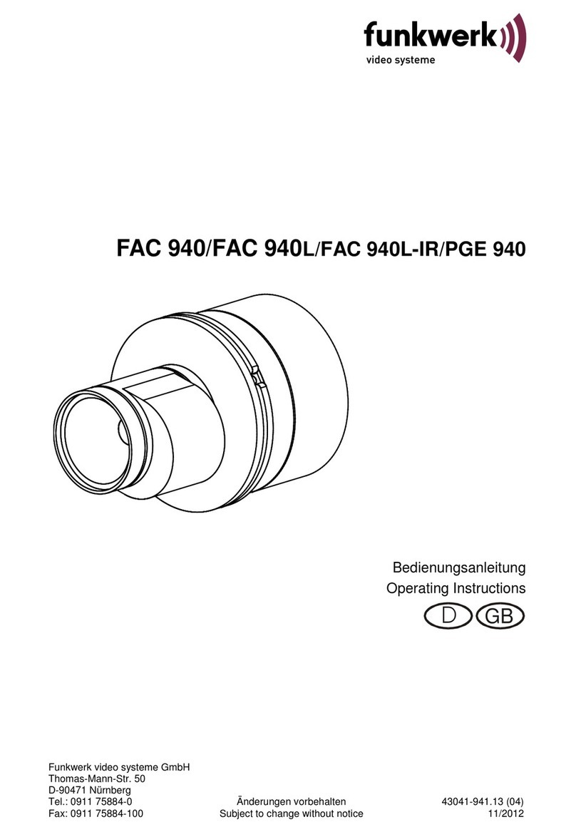 Funkwerk FAC 940 operating instructions