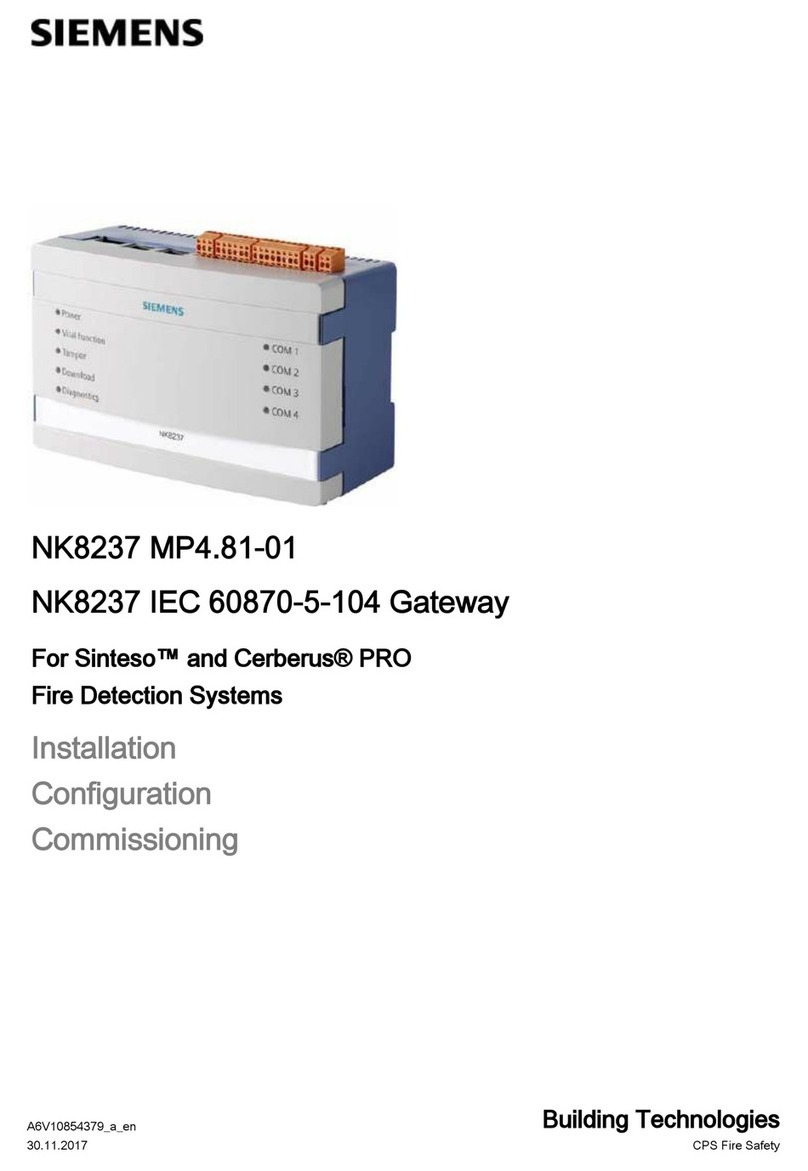Siemens NK8237 MP4.81-01 User manual