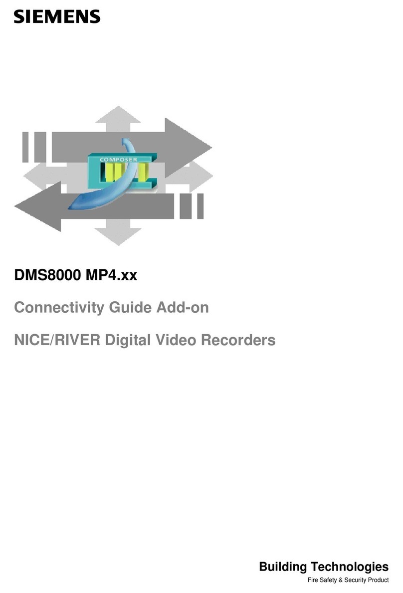 Siemens DMS8000 MP4 Series User manual