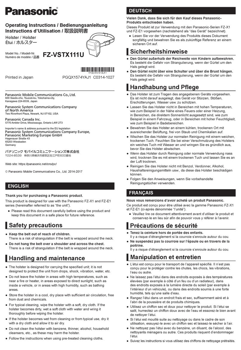 Panasonic FZ-VSTX111U operating instructions