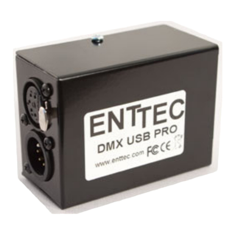 Enttec DMX USB PRO Quick start manual