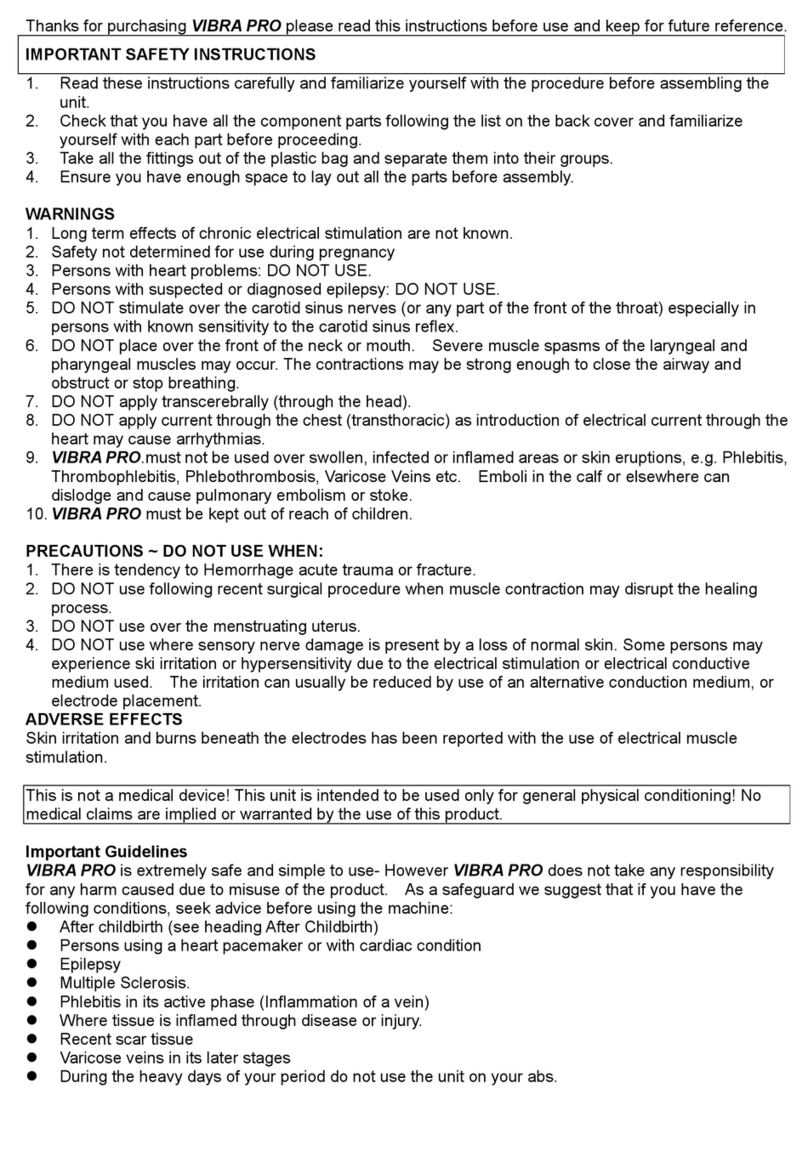 Vibra-Pro OEM-HK009 instructions