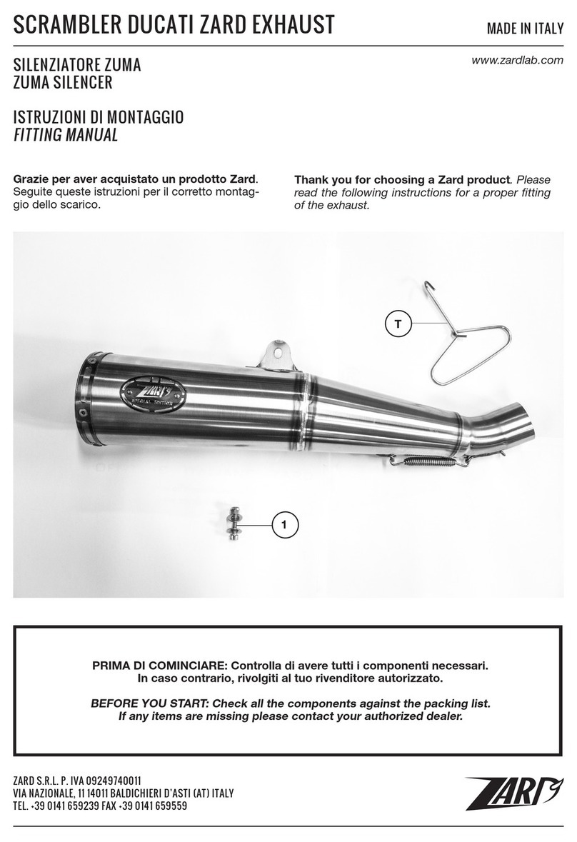ZARD ZUMA Fitting manual