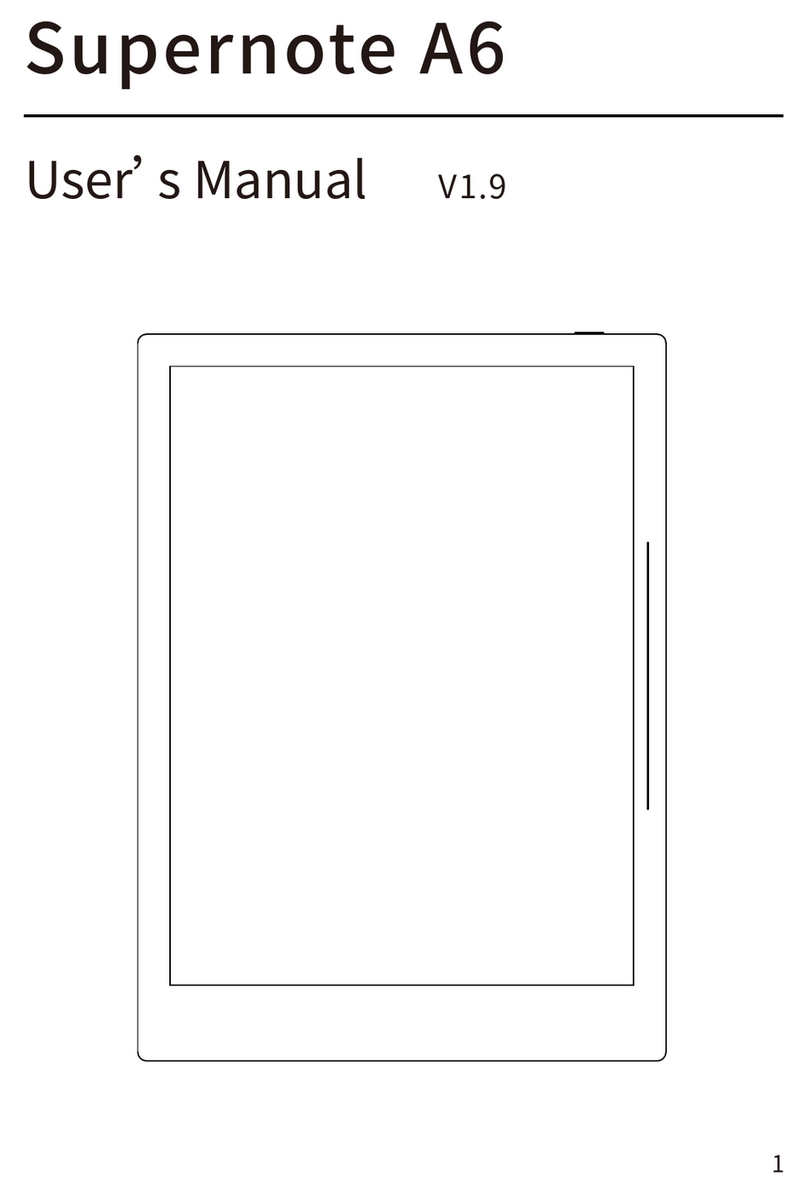 Supernote A6 user manual