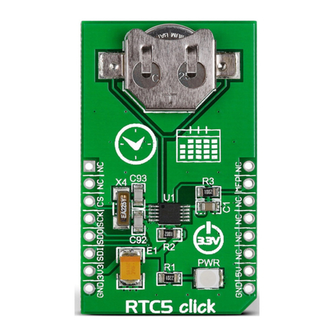 mikroElektronika click BOARD RTC 5 User manual
