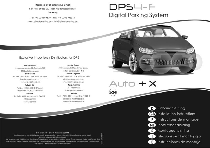 BI automotive Auto+X DPS4-F installation instructions