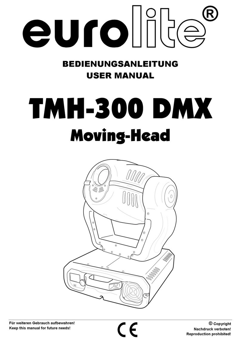 EuroLite TMH-300 DMX user manual