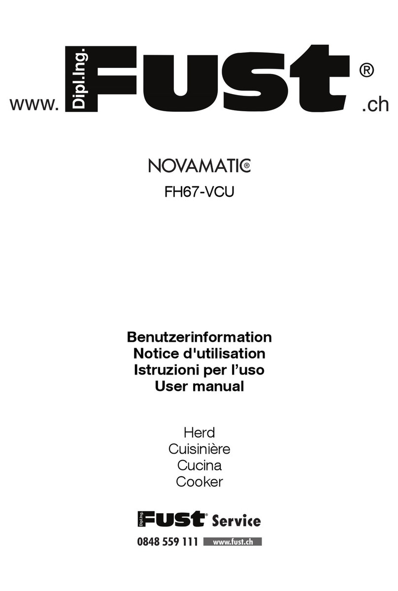 FUST NOVAMATIC FH67-VCU user manual FUST NOVAMATIC FH67-VCU user manual