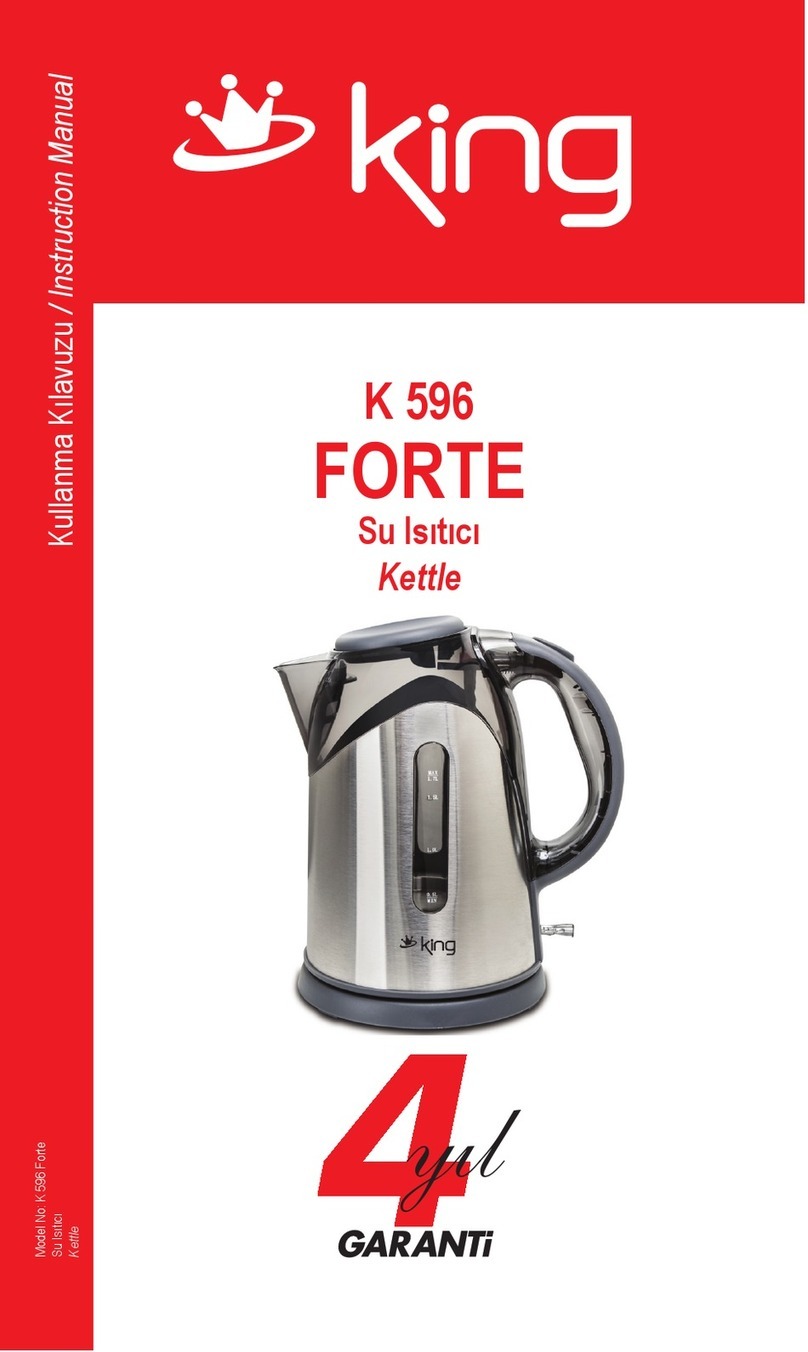 KING K 596 FORTE instruction manual
