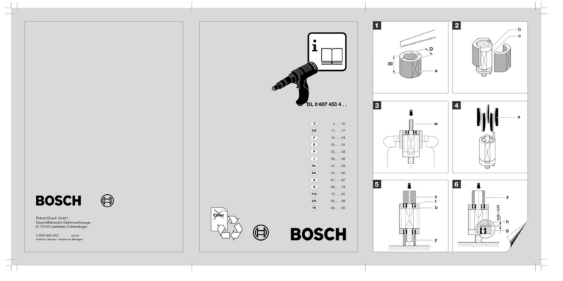 Bosch DL 0 607 453 4 Series User manual