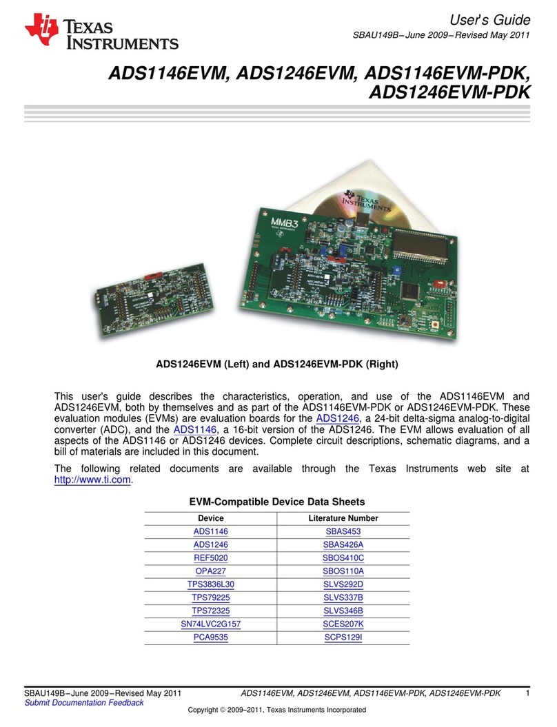 Texas Instruments ADS1146EVM user guide