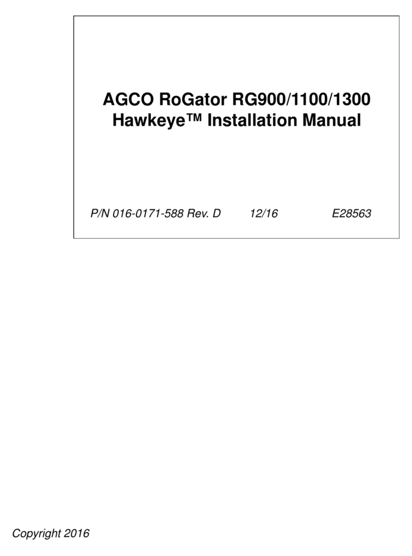 AGCO RoGator 900 installation manual