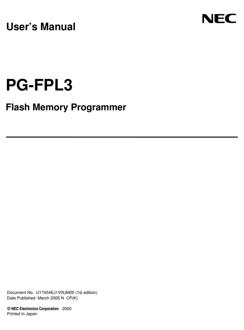 NEC PG-FPL3 user manual