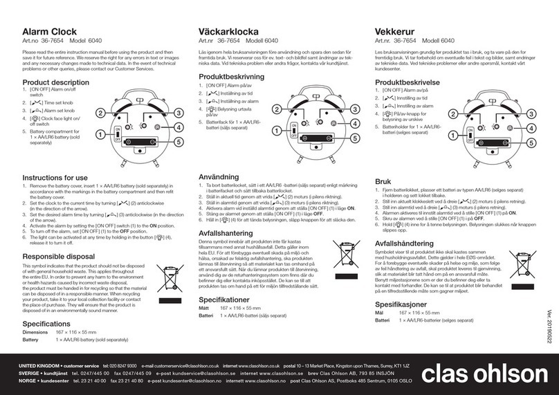 Clas Ohlson 6040 manual