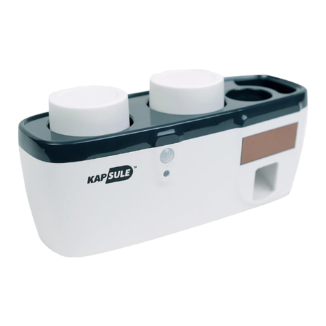 KAPSULE UV-C Sanitizing Toothbrush & Cup Holder product manual KAPSULE UV-C Sanitizing Toothbrush & Cup Holder product manual