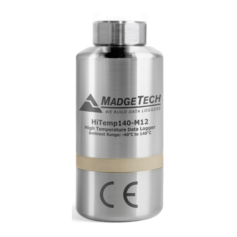 MadgeTech HiTemp140-M12 Specification sheet