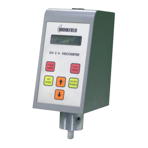 Brookfield DV-I+ Series operating instructions