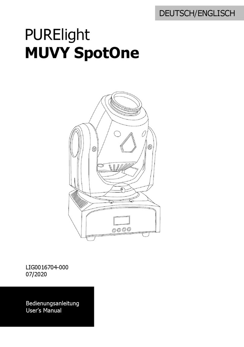 PURElight MUVY SpotOne user manual