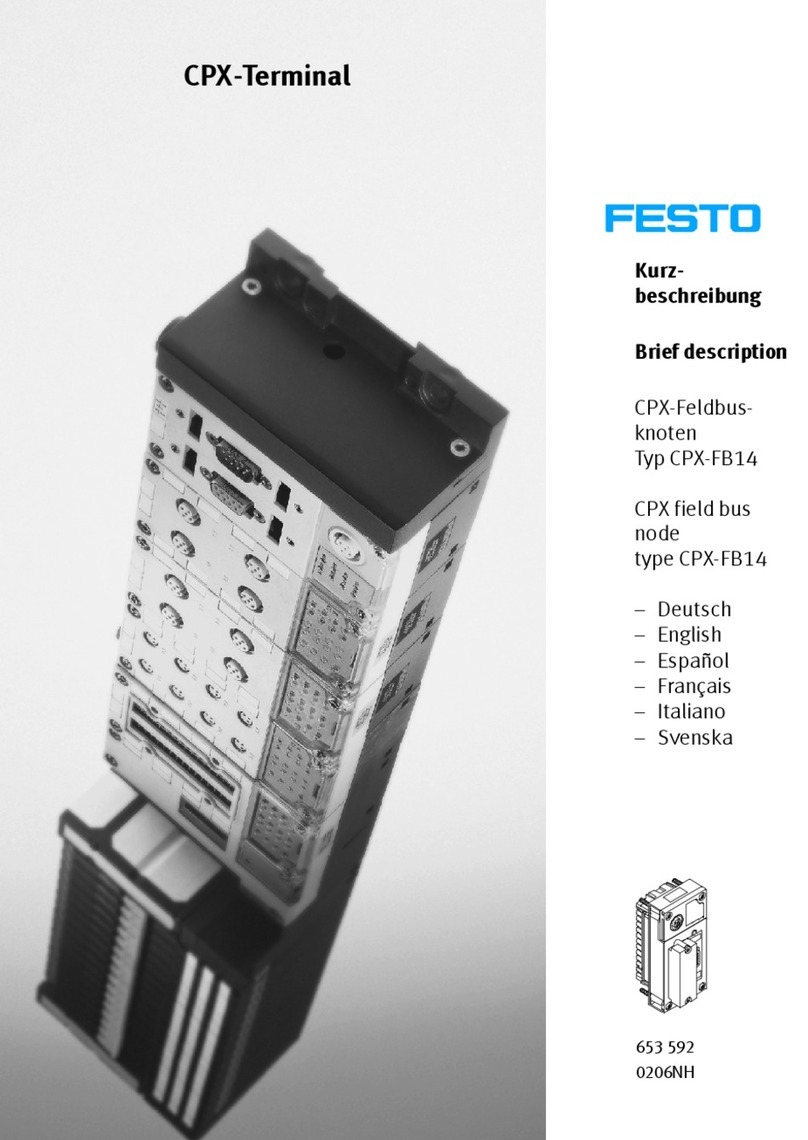 Festo CPX-FB14 Parts list manual