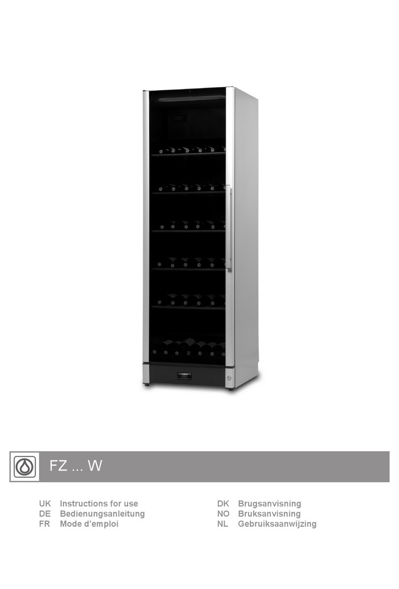Vestfrost FZ W Series User manual Vestfrost FZ W Series User manual