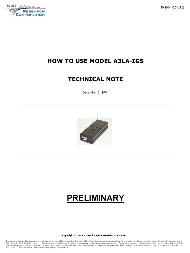 NAL A3LA-IGS Technical note