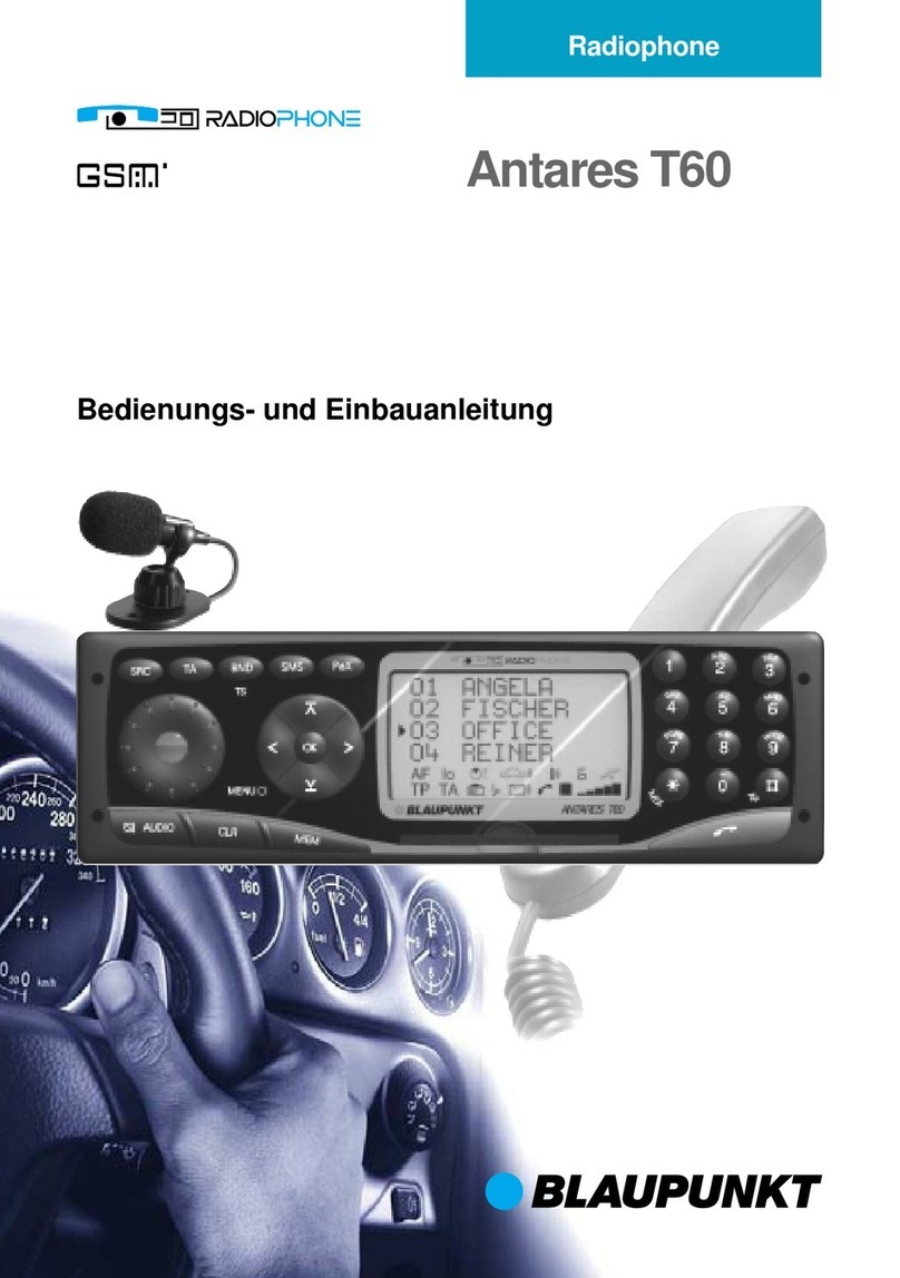 Bosch Blaupunkt Antares T60 User manual