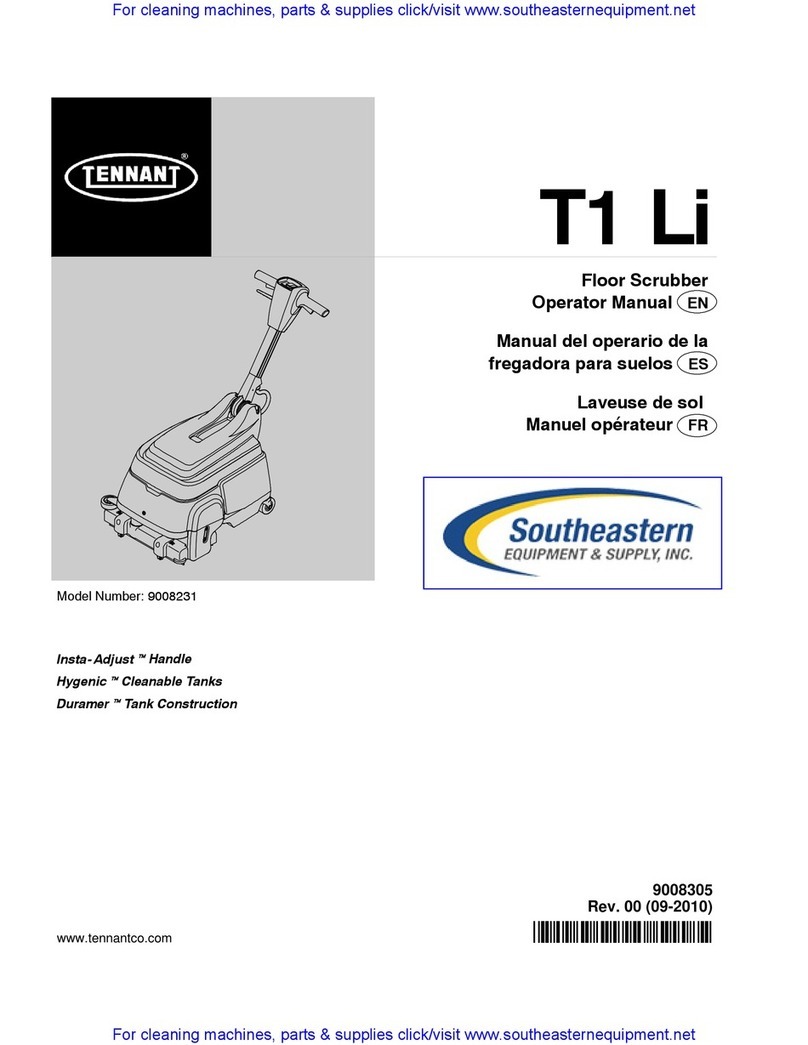 Tennant T1 Li Operator's manual