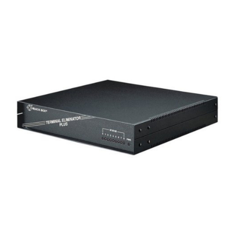 Black Box Terminal Eliminator Plus manual