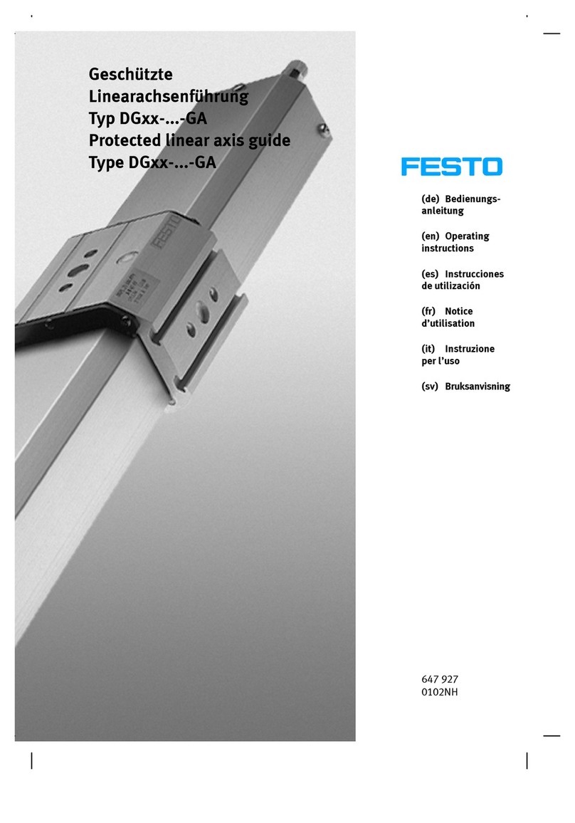 Festo DG..-...-GA Series User manual