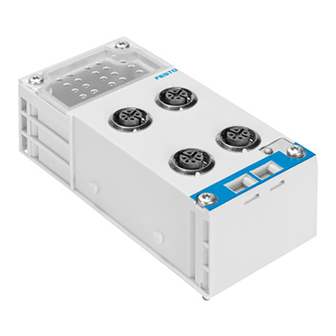 Festo CPX-P-8DE-N Series Operating and installation instructions