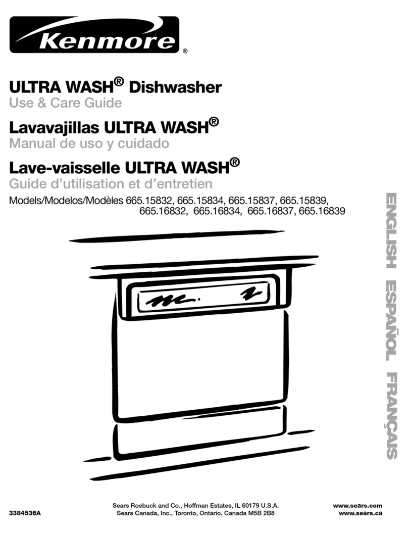 Kenmore ULTRA WASH 665.15832 User manual