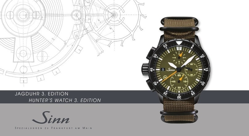 Sinn HUNTER'S WATCH 3. Edition manual