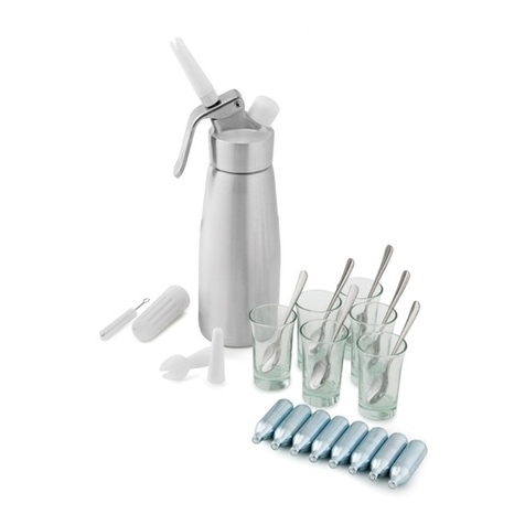 Wolfgang Puck Cream Whipper Set Use and care