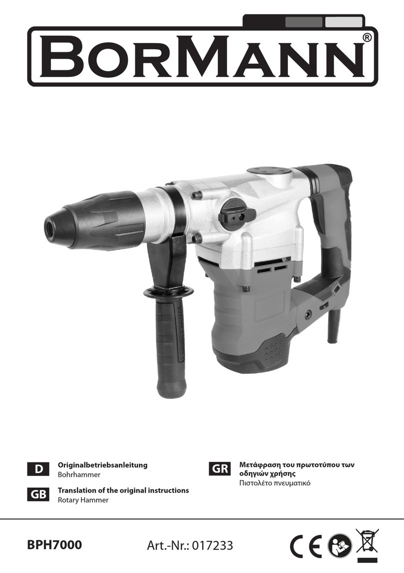 BorMann BPH7000 Translation of the original instructions