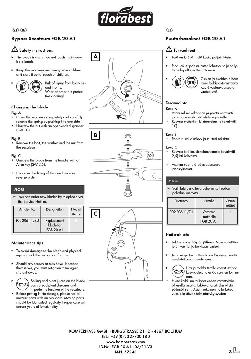 FLORABEST FGB 20 A1 manual