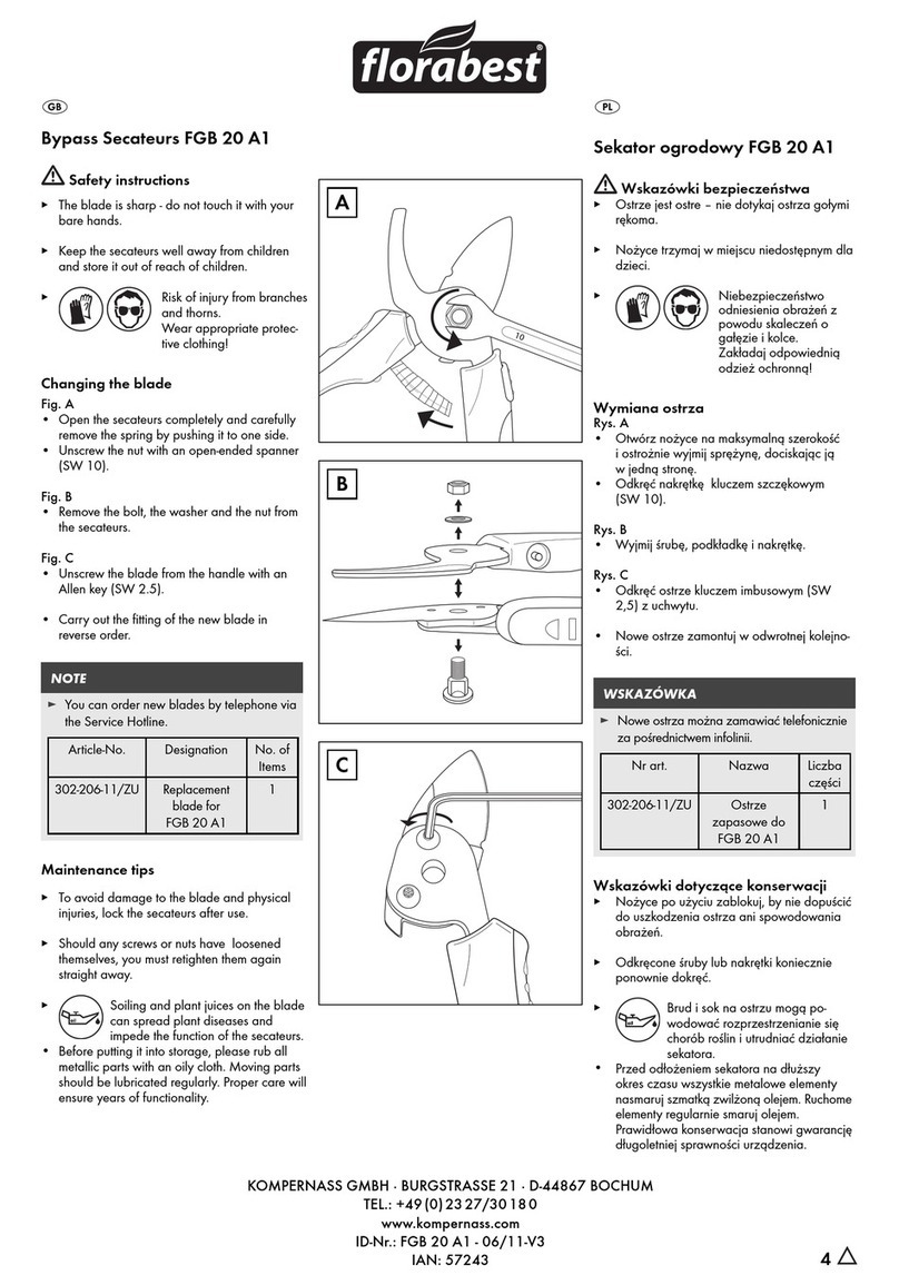 FLORABEST FGB 20 A1 User manual