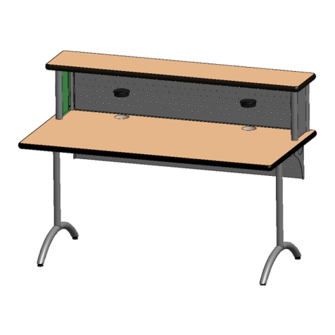 GMI TG-GMR DESK Assembly instructions