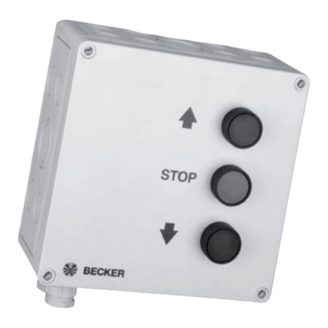 Becker S50II operating instructions