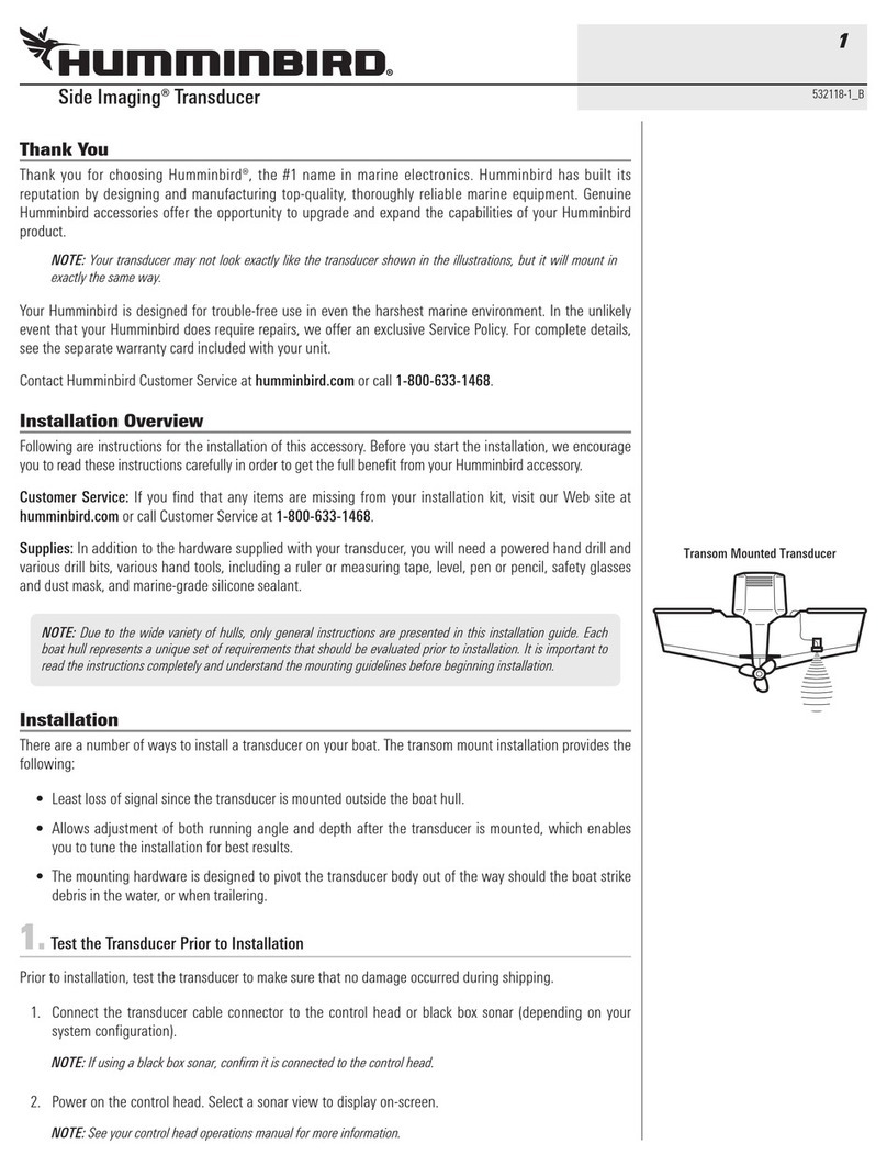 Humminbird Side Imaging Transducer manual