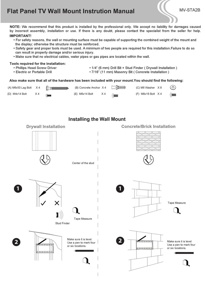 Mustang MV-STA2B User manual