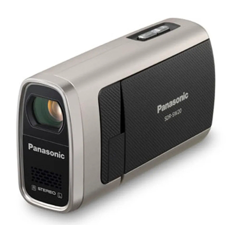 Panasonic SDR-SW20P User manual