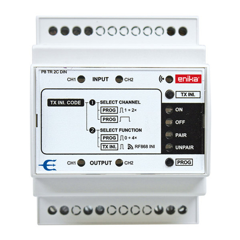 enika P8 TR 2C DIN manual