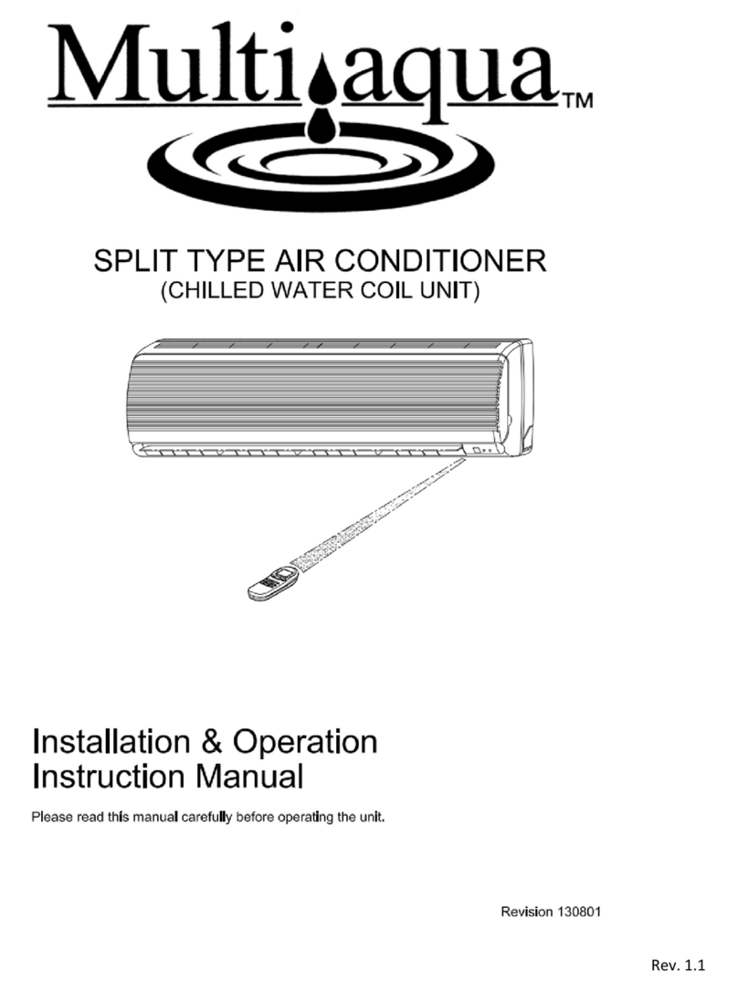Multiaqua MHWW-09-H-1 User manual