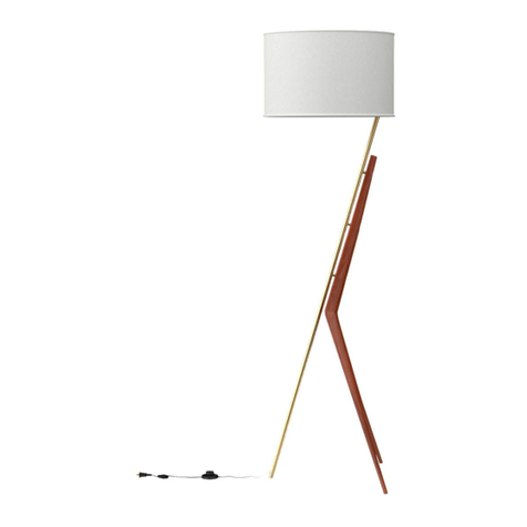 West Elm Caldas Floor Lamp User manual
