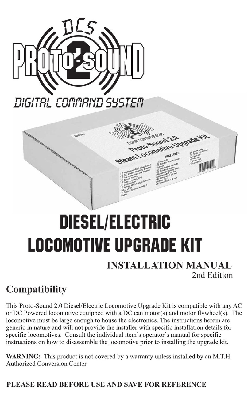 DCS Proto-Sound 2.0 Diesel/Electric Locomotive Upgrade... installation manual